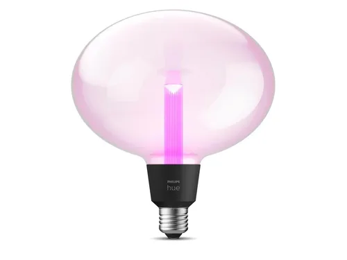 Philips Hue White & Color Ambiance Lightguide Ellipse 500lm - LED-Lampe mit E27 Sockel, RGBW Lichtfarbe und 25000 Stunden Nutzungsdauer. Kompatibel mit Amazon Alexa, Apple HomeKit und Google Home für smartes Licht.