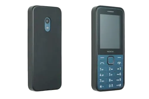 caseroxx Schutzhülle für Nokia 225 4G (2024) in schwarz – Flexibles TPU-Case aus stoßfestem Gummi, passgenaue Handy-Tasche mit Kantenschutz & rutschfestem Grip