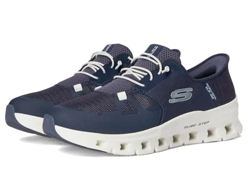 Skechers Slip-ins Glide-Step Pro Sneaker Herren dunkelblau Gr. 39 - Bequeme Skechers Slip-Ins für Herren mit flexibler Schlupf-Vorderseite und innovativer GLIDE-STEP Technologie für natürlichen Schwung. Ideal für Alltag und Reisen, bietet er Komfort und Stabilität.