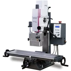 Optimum Bohr-Fräsmaschine MH 20VL - Präzisions-Fräse für vielseitige Anwendungen, ideal für Hobbywerkstätten und professionelle Nutzung mit hoher Verarbeitungsqualität.
