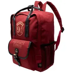 Mochila Hogwarts Harry Potter rot 35cm - Rot - Fußball-Fanartikel und praktischer Rucksack für Harry Potter-Fans, mit ergonomischen Trägern und geheimen Fächern für Zauberutensilien. Ideal für Schule und Abenteuer!