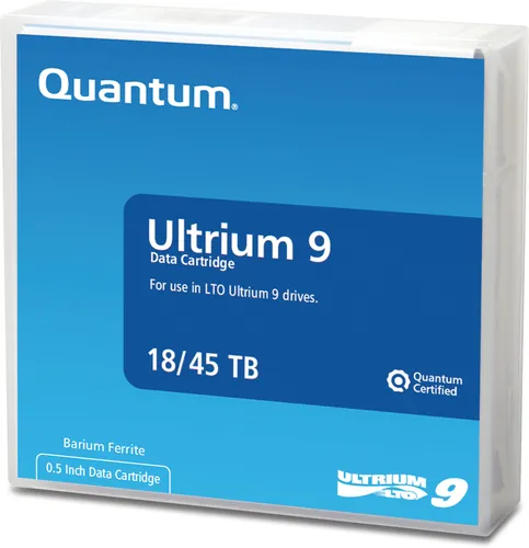DATA CARTRIDGE LTO-9 von QUANTUM - Computersysteme und Zubehör, 20er-Pack vorbeschriftete LTO9-Datencartoons für effiziente Datensicherung und Archivierung