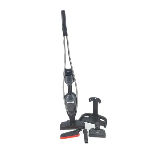 AEG Electrolux QX9-1ULT Akkusauger - Silber - Staubsauger mit kraftvoller Power-Softrolle und LED-Licht, perfekt für alle Böden. Bis zu 55 Minuten Laufzeit und besonders leise mit nur 76 dB für angenehmes Saugen.