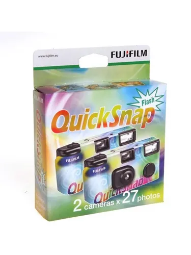 FUJIFILM QUICKSNAP 1 Einwegkamera - Analogkamera mit eingebautem Blitzlicht, ideal für spontane Aufnahmen und unvergessliche Momente. Perfekt für Reisen und Veranstaltungen.