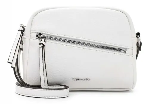 Tamaris Umhängetasche TAS Alessia 30816 - Elegante Damen Umhängetasche in Uni white, perfekt für den Alltag. Mit cleveren Fächern für optimale Organisation und einem schlichten Design, das jeden Look ergänzt. Maße: 20 x 20 x 4 cm.