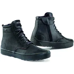 TCX Dartwood GTX - Wasserdichte Motorradstiefel in Schwarz (38 EU) - Motorradstiefel mit GORE-TEX Membrane für optimalen Komfort und Schutz. Hohe Flexibilität durch ZPLATE® Einlage und abriebfeste Groundtrax® Laufsohle für Stabilität.