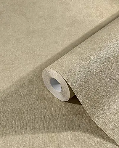 marburg Tapete Beige Uni Modern für Wohnzimmer Schlafzimmer oder Küche Made in Germany Premium Qualität 32427