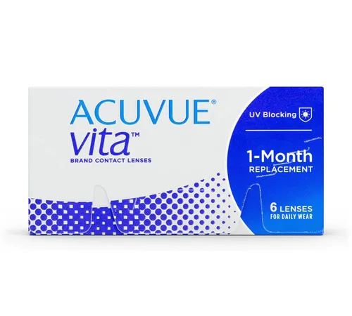 Johnson & Johnson Acuvue Vita Monatslinsen -12 dpt & BC 8.4 - Kontaktlinsen mit UV-Schutz und überlegenen Tragekomfort für den ganzen Monat dank moderner Materialtechnologie.