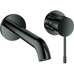 GROHE Essence Neu 2-Loch Waschtischbatterie mit langem Auslauf 19967001 - Waschtischarmaturen, elegantes Design in cool sunrise gebürstet für einen modernen Look im Bad.