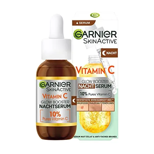 Garnier SkinActive Nachtserum Glow Booster Vitamin C, 30 ml
