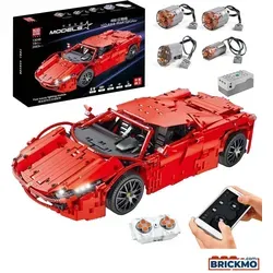 Mould King Remote Control 488 Spider Convertible Sports Car 13048 - Erlebe Fahrspaß mit dem Mould King 488 Spider, einem ferngesteuerten Sportwagen mit detailgetreuem Design und hoher Wendigkeit. Perfekt für spannende Rennen und kreative Spielmomente! Ideal für alle Auto-Enthusiasten.