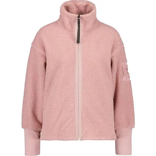 Didriksons Mella Fleece Jacke Damen - Winterjacke für Damen, bietet optimale Wärme und Komfort mit verstellbarem Kragen und praktischen Vordertaschen für alle Abenteuer.