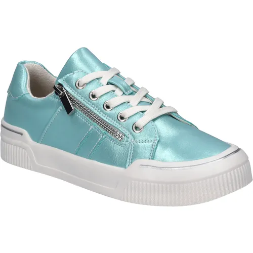 Westland Saleve Sneaker in Türkis, Größe 41 EU - Moderne Sneaker in Größe 41 EU, aus Kunstleder mit Gummi-Laufsohle. Der praktische Reißverschluss und die Schnürung bieten optimalen Halt und Komfort.