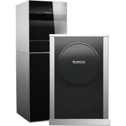 Buderus Logatherm WLW196i.2-4 AR TP120 S+ - 9 kW Luft-Wasser-Wärmepumpe mit 120l Pufferspeicher, schallreduziert und energieeffizient für umweltfreundliche Heizlösungen