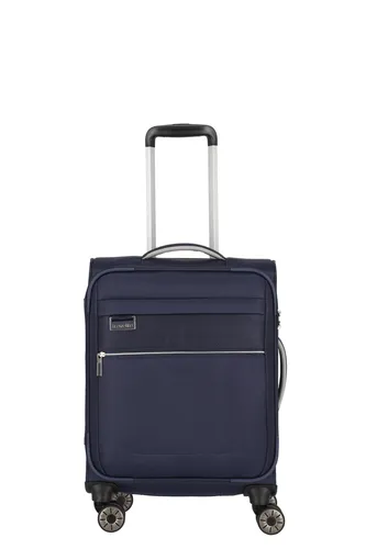 Travelite MIIGO 4w Trolley S - Tiefseeblau, leicht und nachhaltig aus recyceltem Polyester mit TSA-Schloss und 4 leisen Rollen