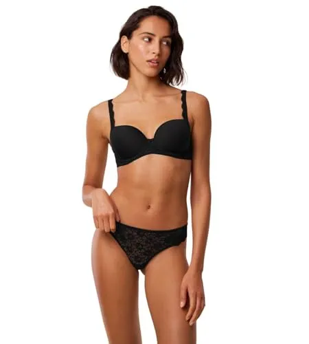 Triumph Damen Amourette WP Bra, SCHWARZ, 85C - Funktionsunterwäsche: Atmungsaktiver Spacer-BH mit Bügel und glatten Cups, ideal für höchsten Tragekomfort und eine perfekte Passform.