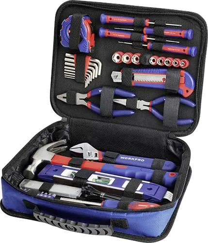 Vielseitiger 100-teiliges Werkzeugsatz für Heimwerker - Ideal für Heimwerker und Profis! Dieses 100-teiliges Set bietet eine umfassende Auswahl an Werkzeugen in einer praktischen Tasche, um alle Projekte effizient und ordentlich zu meistern.