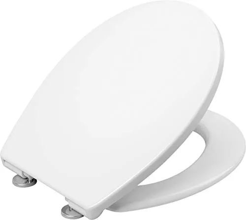 Cornat WC-Sitz "Premium 2" - Pflegeleichter Duroplast mit Soft-Close - Hochwertiger WC-Sitz aus Duroplast mit flachem Design und Quick Up & Clean Funktion für mühelose Reinigung. Ideal für eine hygienische und komfortable Nutzung im Badezimmer.