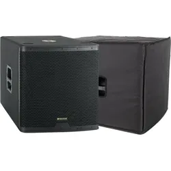 Pronomic C-118SA Aktiv Subwoofer mit Cover Set - 1600 Watt Leistung - Subwoofer mit 1600 Watt Leistung, 18" Lautsprecher und 4 DSP-Presets für optimale Klangvielfalt. Ideal für Live-Events und Partys.