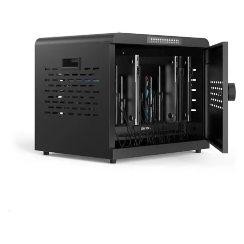 Compulocks Charging and Locking Cabinet für 16 Notebooks und Tablets - Netzteil-Lösung mit sicherem Aufbewahrungs- und Ladefach für bis zu 16 Geräte, ideal für Schulen und Büros.