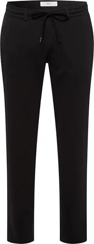 Chinohose BRAX "Style PHIL", Herren, Größe 34, schwarz - Herren-Stoffhose im Cropped Fit mit extrem elastischen Hi-Flex-Fasern für unendliche Bewegungsfreiheit und lässigen Stil. Ideal für trendige Everyday-Looks.