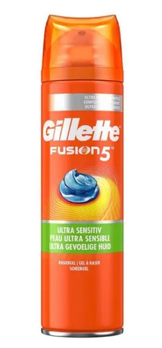 Gillette Fusion 5 Ultra Sensitive Shaving Gel for Sensitive Skin 200ml