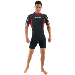 Seac Shorty Relax Herren 2,2 mm - Ideal für Wassersport - Neoprenanzug für Herren mit 2,2 mm Dicke, bietet hervorragende Bewegungsfreiheit und Komfort beim Schwimmen und Tauchen.