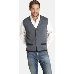 Jan Vanderstorm Herren Strickweste Tane - Dunkelblau, 2XL (XXL) - Pullunder & Strickwesten für Herren, in Übergrößen bis 7XL erhältlich, bietet Komfort und modisches Design für jeden Anlass.