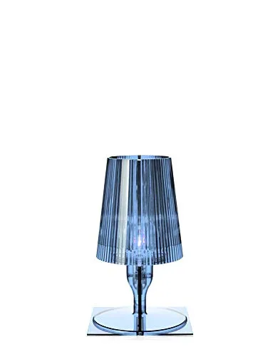 Kartell Take Tischleuchte in Blau - Design von Ferruccio Laviani - Tischlampen mit modernem Design aus hochwertigem Polycarbonat, ideal für stilvolle Akzente in jedem Raum.