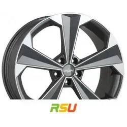 Oxigin 22 OXRS Titan Polish 9x20" ET38 Alufelgen - Felgen für sportliche Fahrzeuge, 5-Speichen-Design in Titan Polish, ideal für einen modernen Look und hohe Traglast von 850 kg.
