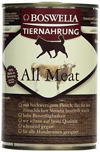 Betty's Landhausküche Hund All Meat 6 x 400 g Für alle Hunderassen geeignet Hohe Bioverfügbarkeit Wir achten auf Beste Qualität