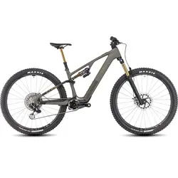 Cube AMS Hybrid ONE44 C:68X SUPER TM 400X 29 - dustyolive ́n ́gold XL - E-Bike mit leichtem C:68X® Carbonrahmen und Bosch E-Motor, bietet erstklassiges Handling und PowerMore-Option für erweiterte Reichweite.
