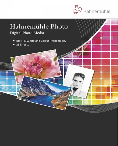 Hahnemühle 10641930 Photo Luster Papier - 25 Blatt, 260 g/m², DIN A4, ideal für hochwertige Fotoabzüge und professionelle Druckergebnisse