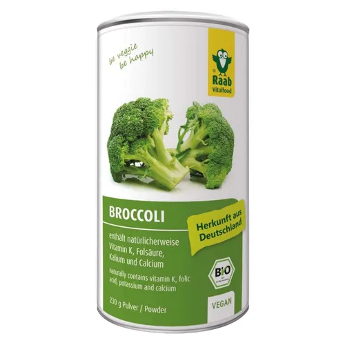 BIO Broccoli Pulver 230g | RAAB VITALFOOD