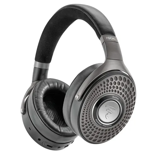 Focal Bathys Over-Ear Hi-Fi Bluetooth Kopfhörer - Kopfhörer mit aktivem Noise-Canceling, edlem Echtleder und Mikrofaserkopfband für unvergleichlichen Tragekomfort und Klangqualität.