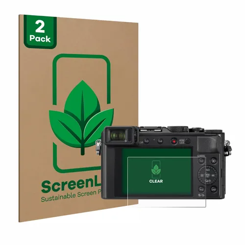 2x ScreenLeaf Displayschutzfolie für Panasonic Lumix DC-LX100 II nachhaltig