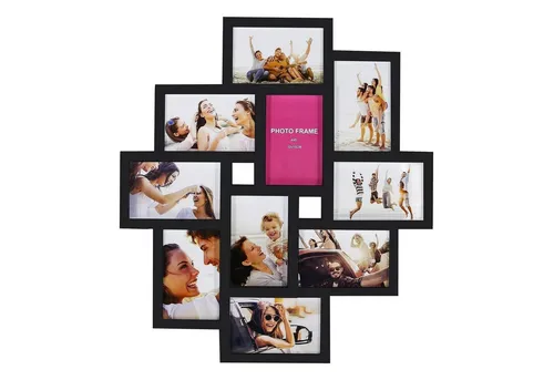 Walther Design Bilderrahmen Collage SUNSET für 10 Bilder - Stylischer Bilderrahmen SUNSET in Schwarz für 10 Fotos im 10x15 cm Format. Ideal zur individuellen Wandgestaltung und zur Präsentation deiner schönsten Erinnerungen.