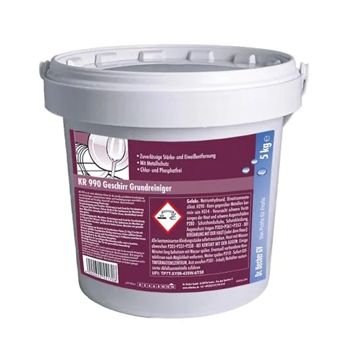 Dr. Becher KR 990 - Limpiador básico para vajilla (5 kg, 5 kg)