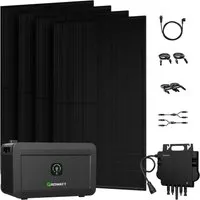 Growatt NOAH 2000 All-in-One Speicher für Balkonkraftwerke - Powerstations mit 2048Wh Kapazität, erweiterbar auf 8192Wh. Genießen Sie Fernüberwachung per App und eine langlebige LiFePO4-Batterie mit 6000 Ladezyklen.