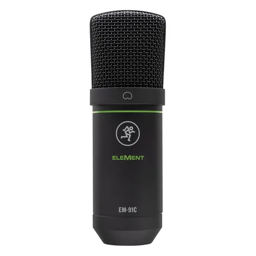 Mackie EM-91C Kondensatormikrofon - Kondensatormikrofon mit Nierencharakteristik, ideal für Homestudios und Content Creation, inklusive Mikrofonspinne und XLR Kabel für sofortigen Einsatz.