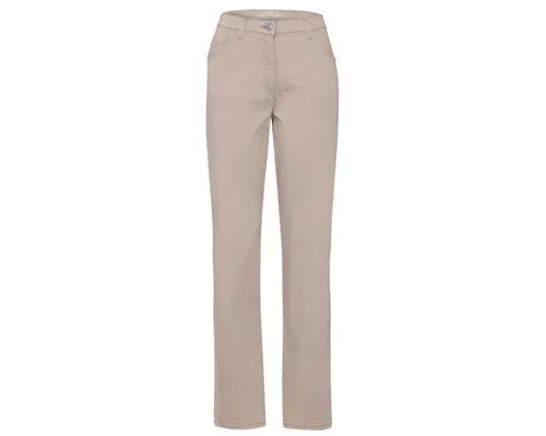 Raphaela by Brax Damen Corry Fame Comfort Plus Jeans Hose in Beige - Bequeme und stylische Jeanshose für Damen, ideal für den Alltag. Mit Comfort Plus-Funktion für optimalen Tragekomfort und eine perfekte Passform.