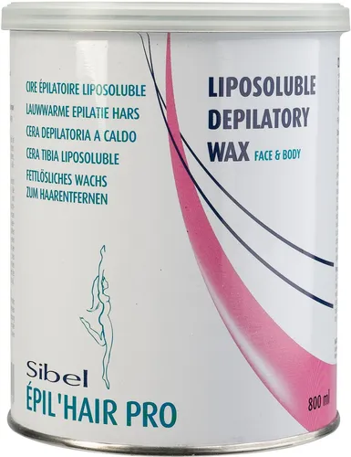 Sibel fettlösliches lauwarmes Wachs für Gesicht und Körper 800 ml - Hochwertiges Wachs für eine sanfte Haarentfernung, ideal für Gesicht und Körper. Praktische 800 ml Verpackung für den professionellen Einsatz.