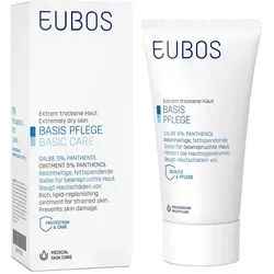 Eubos Basic Skin Care regenerierende Salbe für sehr trockene Haut 75 ml - Arzneimittel, ideal für sehr trockene Haut, regeneriert und spendet langanhaltende Feuchtigkeit für zarte und elastische Haut.