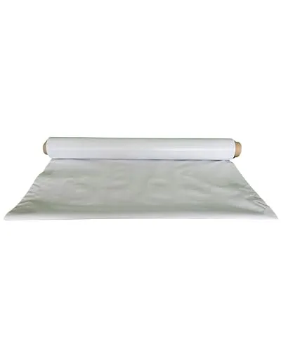 EraGreen Premium Silofolie 150 µm in 4m Breite - Abdeckplane extrem dehnbar - DLG-Zertifiziert - Abdeckfolie 15 Monate UV-stabil - ideal für Pools, Garten & BAU, Poolplane Weiß