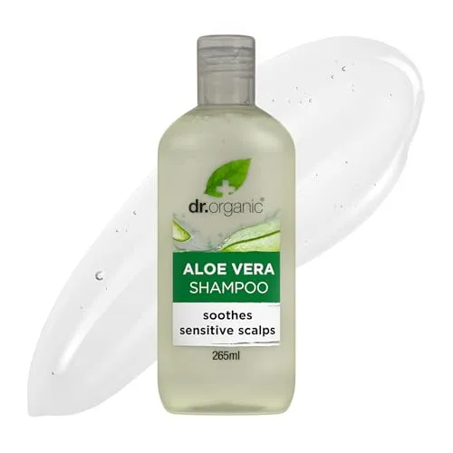 Dr. Organic Bio-Aloe Vera Shampoo 265ml - Shampoo mit Bio-Aloe Vera, fördert die Feuchtigkeitsversorgung und Pflege für gesundes, glänzendes Haar.