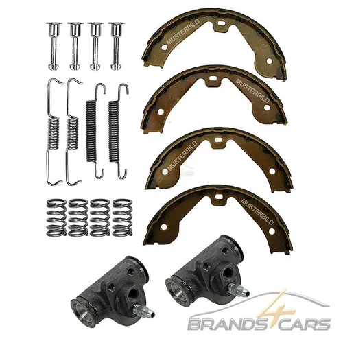 ATEC BREMSBACKEN TROMMELBREMSE+FEDERN+RADBREMSZYLINDER HI FÜR FIAT SEICENTO ALLE