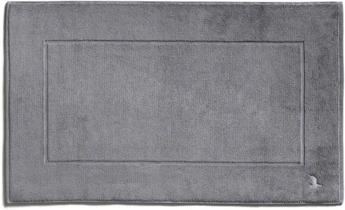 Möve Badematte Superwuschel - Beidseitig nutzbar, 8 mm Höhe, fußbodenheizungsgeeignet, quadratisch, stone - Badematten aus 100% Baumwolle, beidseitig nutzbar und ideal für Fußbodenheizung. Hoch-Tief-Effekt in elegantem stone für jedes Bad.
