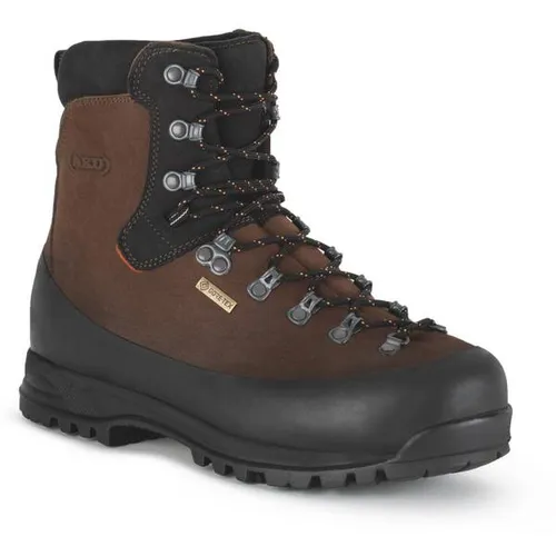 AKU Utah Work GTX Sicherheitsschuh braun 42 - Zertifizierter S3 Sicherheitsschuh aus robustem Nubukleder mit Gore-Tex-Futter für optimalen Schutz und Komfort. Ideal für lange Arbeitstage und intensive Nutzung.