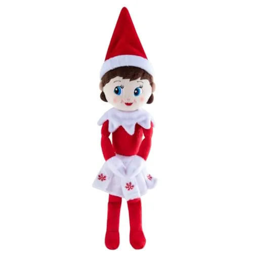 The Elf on The Shelf® Plushee Pals® Snuggler | 34 cm Kuschelpuppe mit blauen Augen für Kinder - Stofftiere & Teddybären: Weicher Scout Elf, ideal zum Kuscheln und Spielen, bringt Weihnachtszauber das ganze Jahr über.