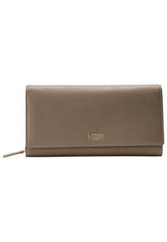 L. CREDI Geldbörse Evelyn - Hochwertiges Leder - Elegante Geldbörse von L.Credi, bietet viel Platz für Scheine, Münzen und Karten. Das praktische Reißverschlussfach auf der Rückseite sorgt für zusätzliche Sicherheit und Ordnung.